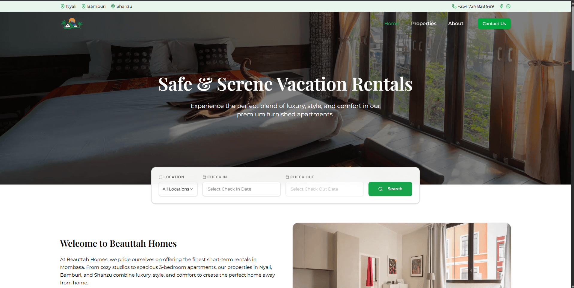 Beauttah BnB Homes screenshot